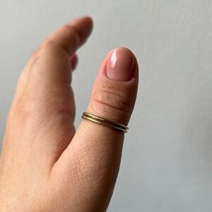 10 k gold stacking rings